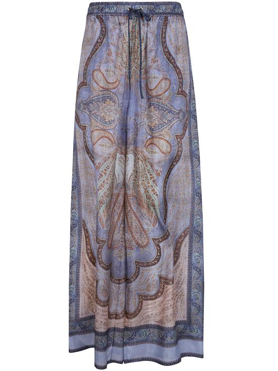 26SS 짐머만 스트레이트 팬츠 5580PRS262 TPBL TAPESTRY BLUE MULTI - ZIMMERMANN