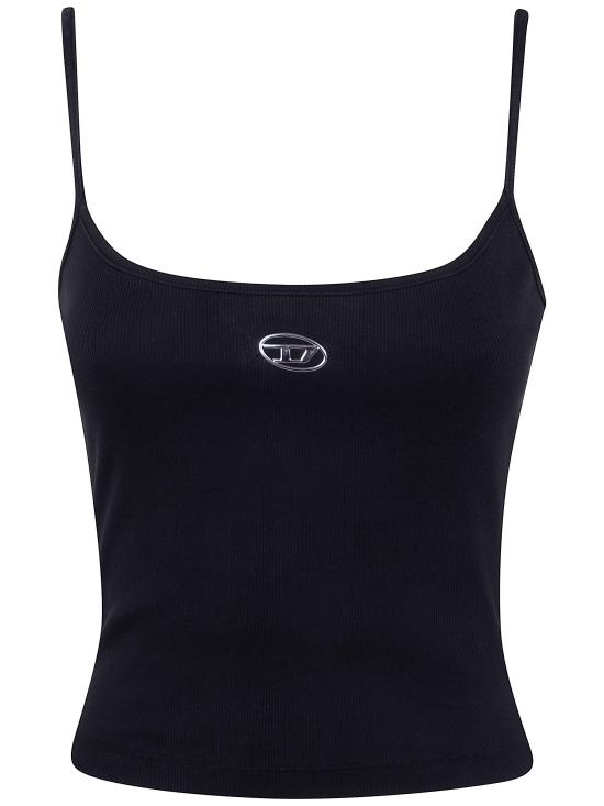 26SS 디젤 민소매 티셔츠 A19911 0JMBA 900 BLACK - DIESEL