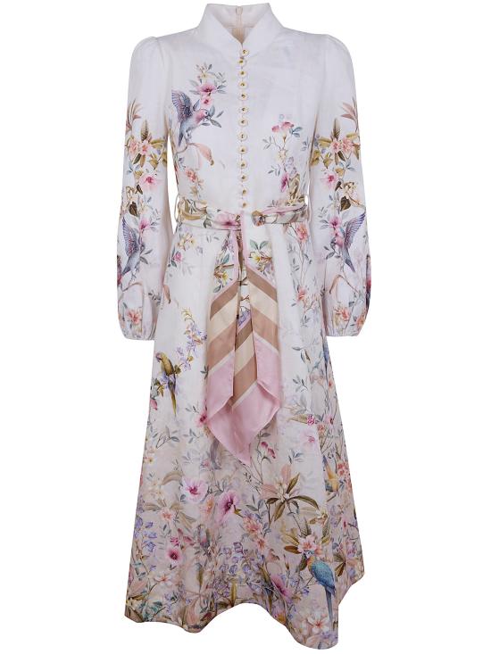 26SS 짐머만 숏 원피스 9143DC261 CRMAV CREAM AVIARY - ZIMMERMANN