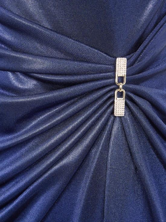 26SS 랄프 로렌 롱 원피스 253P04060002 REFINED NAVY NAVY FOIL - RALPH LAUREN