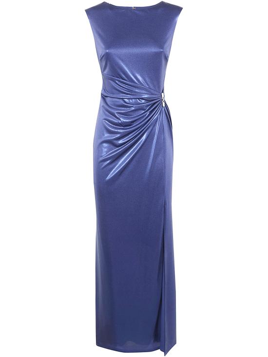 26SS 랄프 로렌 롱 원피스 253P04060002 REFINED NAVY NAVY FOIL