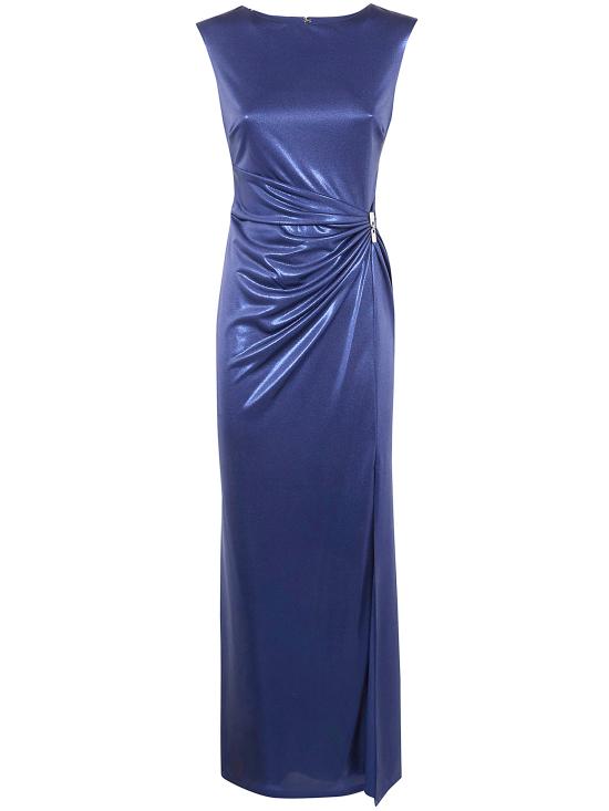 26SS 랄프 로렌 롱 원피스 253P04060002 REFINED NAVY FOIL - RALPH LAUREN
