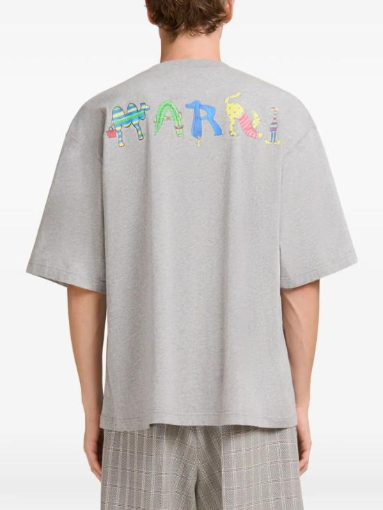 26SS 마르니 반팔 티셔츠 HUMU02233P USCY98 LON38 INOX - MARNI