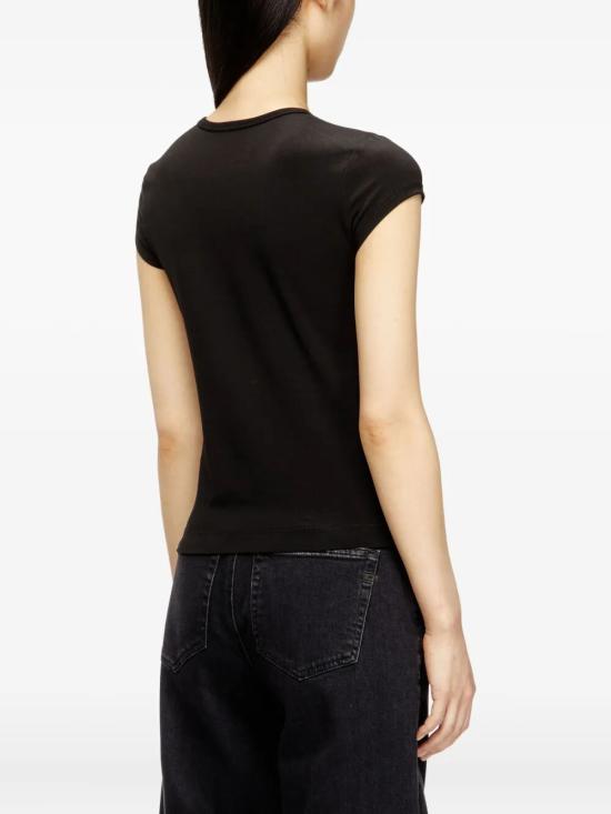 26SS 디젤 반팔 티셔츠 A19912 0AFAA 9XX BLACK - DIESEL