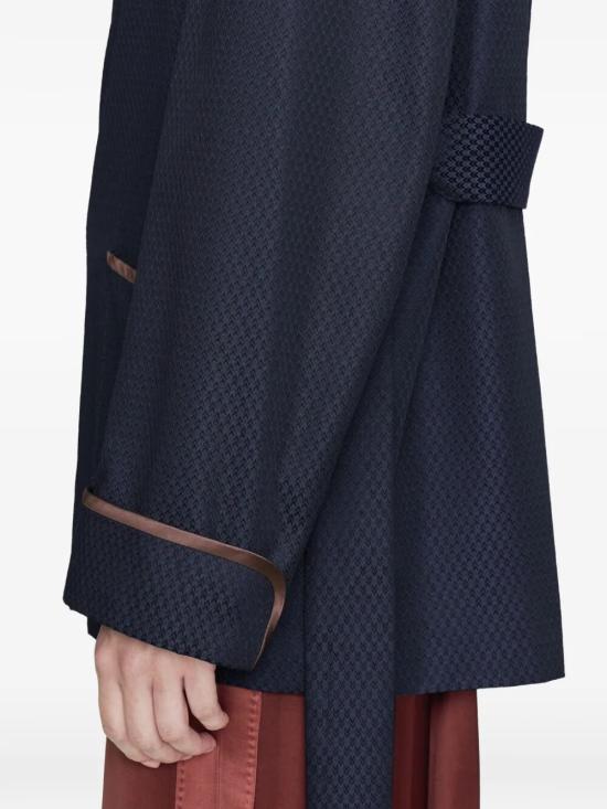 26SS 마르지엘라 울 로브 드 샹브르 재킷 S51BN0440 M35683 002J BLUE BLACK - MAISON MARGIELA