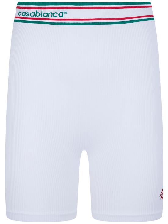 26SS 카사블랑카 숏팬츠 W SP26 ACT 025 01 WHITE