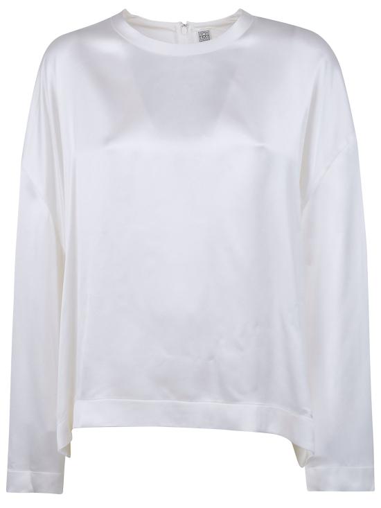 26SS 토템 긴팔 티셔츠 261 WRT0656 FB0546 047 WHITE - TOTEME