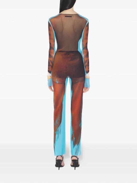 26SS 장 폴 고티에 스트레이트 팬츠 26 01 W TR069 M027P 90 MULTICOLOR - JEAN PAUL GAULTIER