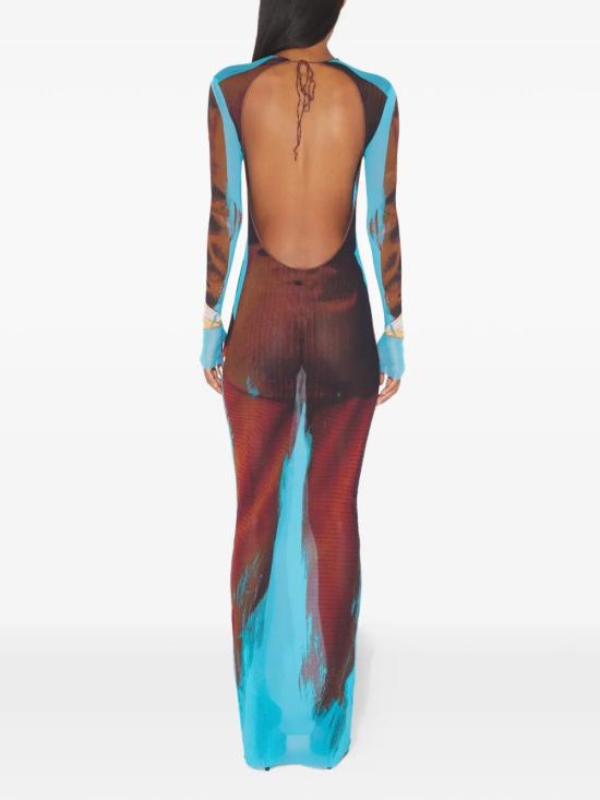 26SS 장 폴 고티에 롱 원피스 26 01 W DR136 M027P 90 MULTICOLOR - JEAN PAUL GAULTIER