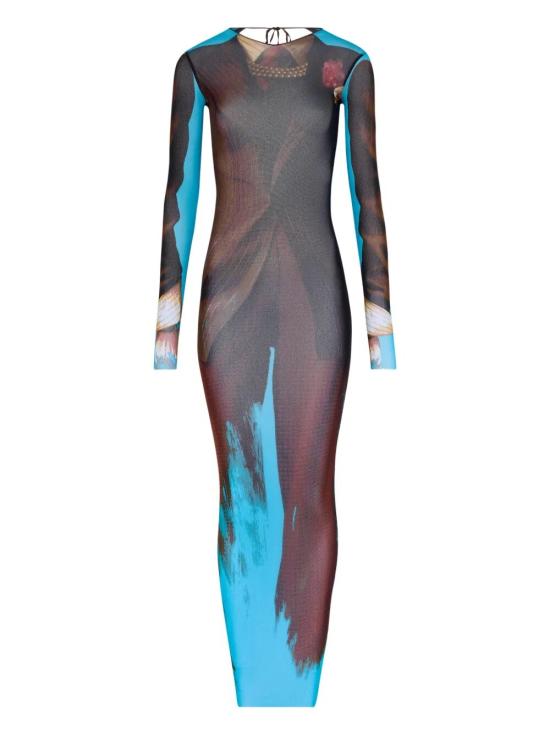 26SS 장 폴 고티에 롱 원피스 26 01 W DR136 M027P 90 MULTICOLOR - JEAN PAUL GAULTIER