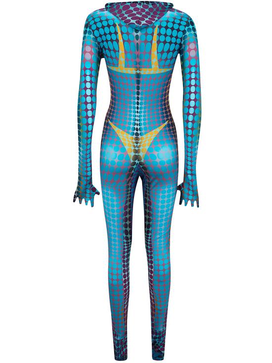 26SS 장 폴 고티에 점프수트 26 01 W JS012 J042P 502710 BLUE PURPLE YELLOW - JEAN PAUL GAULTIER