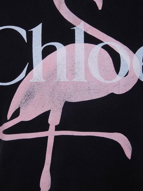 26SS 끌로에 반팔 티셔츠 CH26SJH08194 070 ASH BLACK - CHLOE