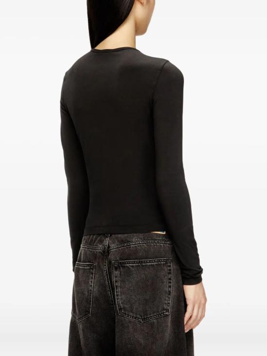 26SS 디젤 긴팔 티셔츠 A19916 0AHQH 900 BLACK - DIESEL