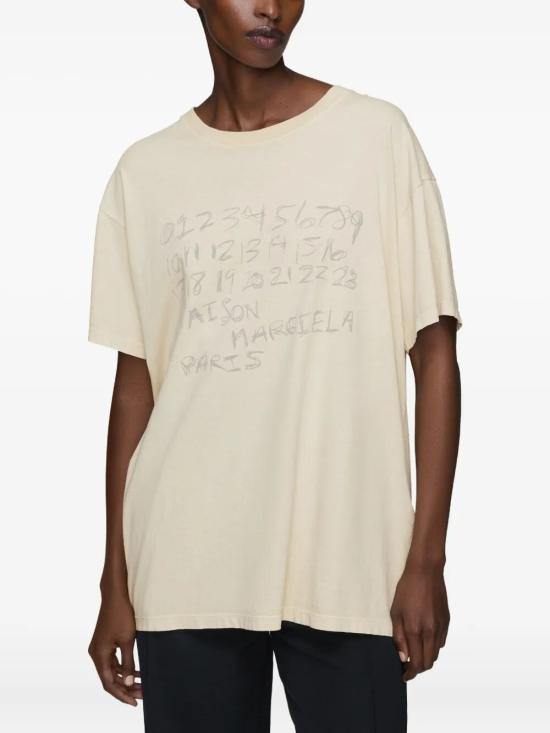 26SS 마르지엘라 뉴메리컬 코튼 티셔츠 S51GC0544 S24575 - MAISON MARGIELA