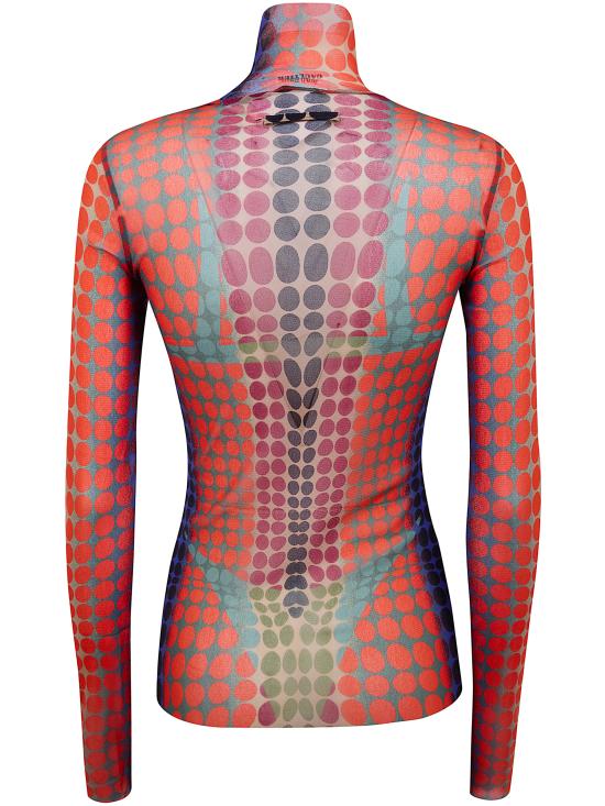 26SS 장 폴 고티에 긴팔 티셔츠 26 01 W TO445 M018P 271540 PURPLE ORANGE GREEN - JEAN PAUL GAULTIER