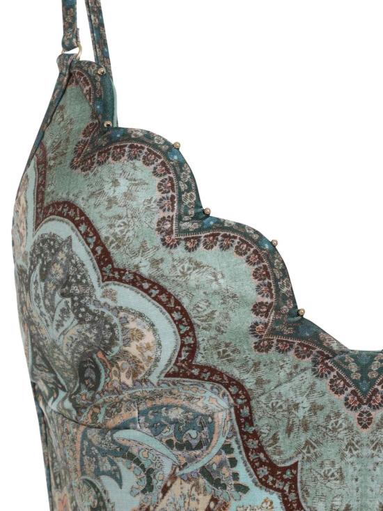 26SS 짐머만 원피스 수영복 5755WRS262 TPTM TAPESTRY TEAL MULTI - ZIMMERMANN