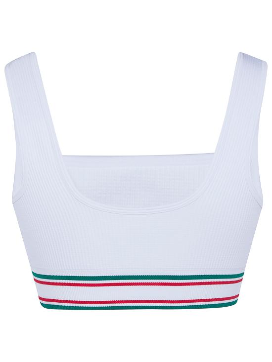 26SS 카사블랑카 민소매 티셔츠 W SP26 ACT 026 01 WHITE - CASABLANCA