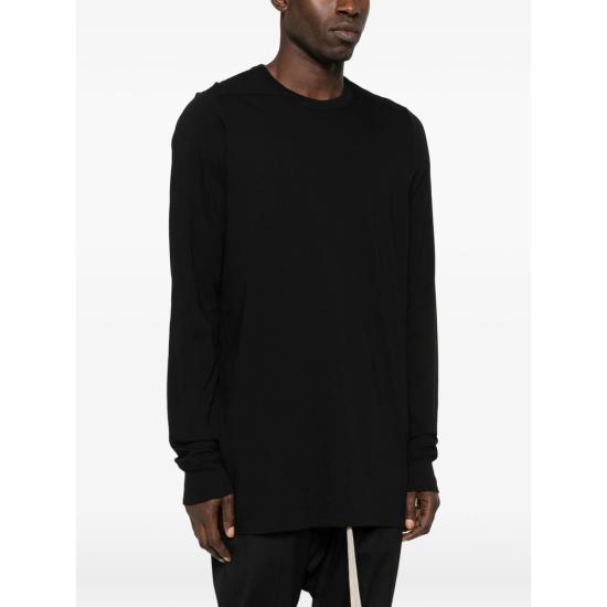 26SS 릭 오웬스 긴팔 티셔츠 RU01F2266 JA 09 BLACK - RICK OWENS