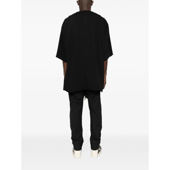 26SS 릭 오웬스 반팔 티셔츠 RU01F2283 JA 09 BLACK - RICK OWENS