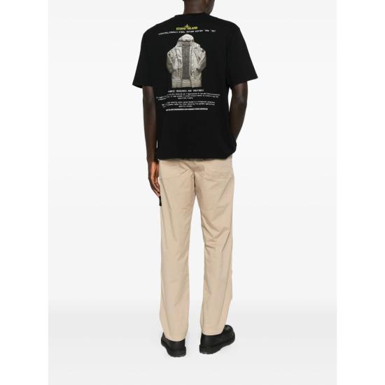 25FW 스톤 아일랜드 반팔 티셔츠 152100037 S0091 V0029 BLACK - STONE ISLAND