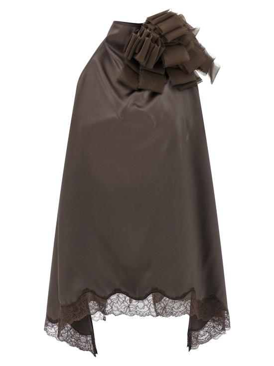 26SS 마그다뷰트림 블라우스 347426BROWN