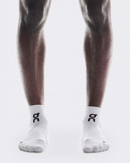  온 러닝 양말 코어 런 삭스 미드 2P  화이트/글레이셔