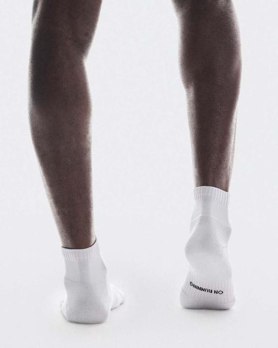  온 러닝 양말 코어 런 삭스 미드 2P  화이트/글레이셔 - ON RUNNING
