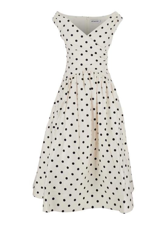 26SS 셀프 포트레이트 롱 원피스 RS26209MCCREAM White