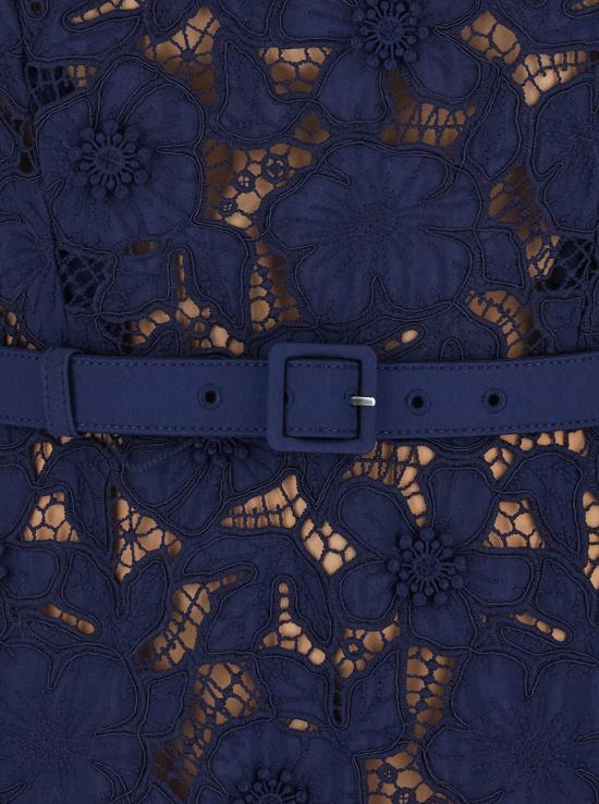 26SS 셀프 포트레이트 롱 원피스 RS26171MNNAVY Blu - SELF PORTRAIT