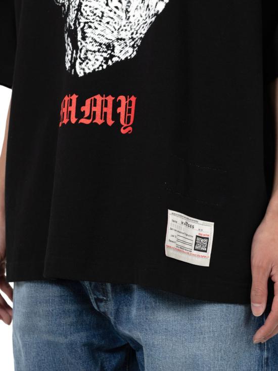 25FW 메종 미하라 야스히로 반팔 티셔츠 C15TS046 BLACK Black - MAISON MIHARA YASUHIRO