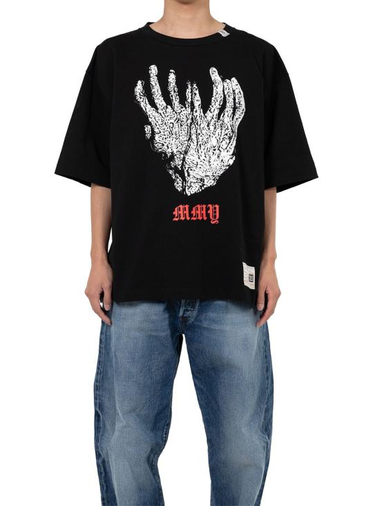 25FW 메종 미하라 야스히로 반팔 티셔츠 C15TS046 BLACK Black - MAISON MIHARA YASUHIRO