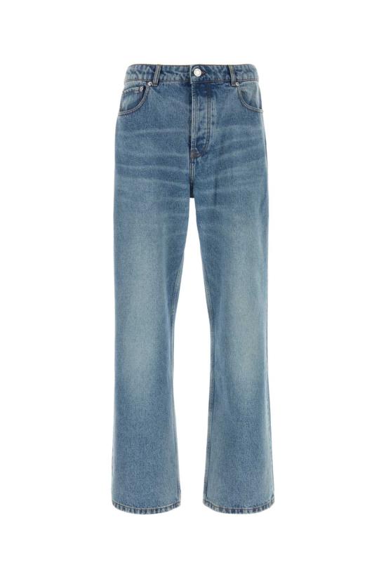 26FW 아미 데님 코튼 라지 핏 진 HTR450DE0046 480 Light Blue
