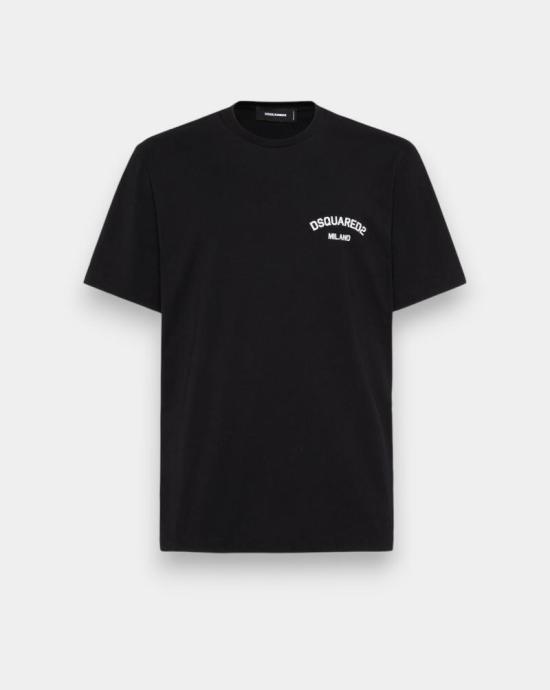 25FW 디스퀘어드2 반팔 티셔츠 S74GD1477D20020 962X Black