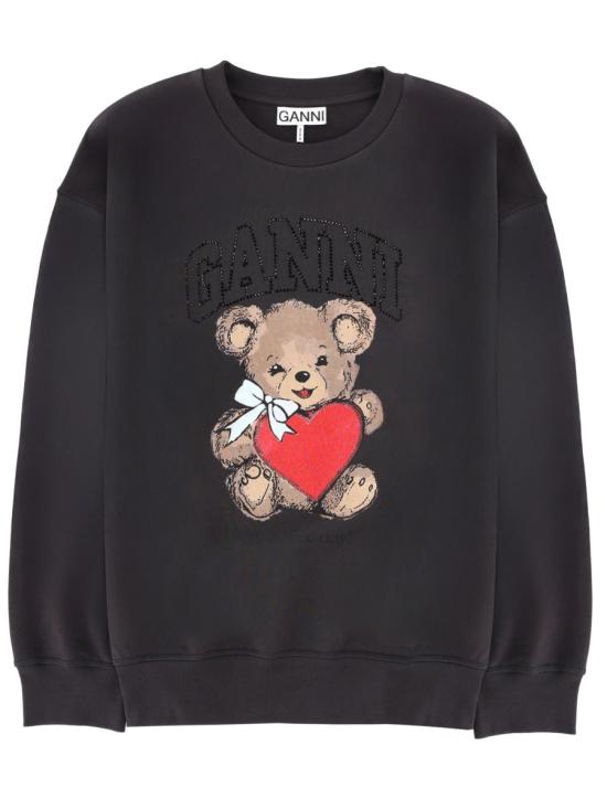 26SS 가니 긴팔 티셔츠 A1060027 252 CHARCOAL