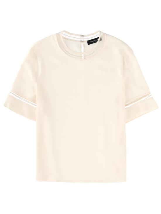 26SS 파비아나 필리피 반팔 티셔츠 TPD266F289 L7750145 IVORY