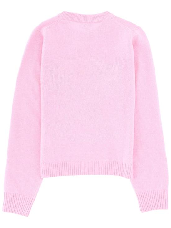 26SS 가니 그래픽 울 니트 A1070047 868 PINK - GANNI