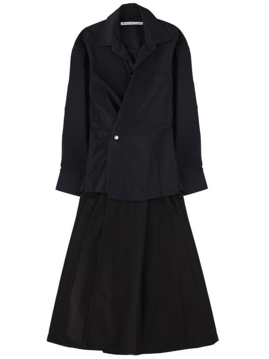 26SS 알렉산더 왕 롱 원피스 1WC1266938 001 BLACK