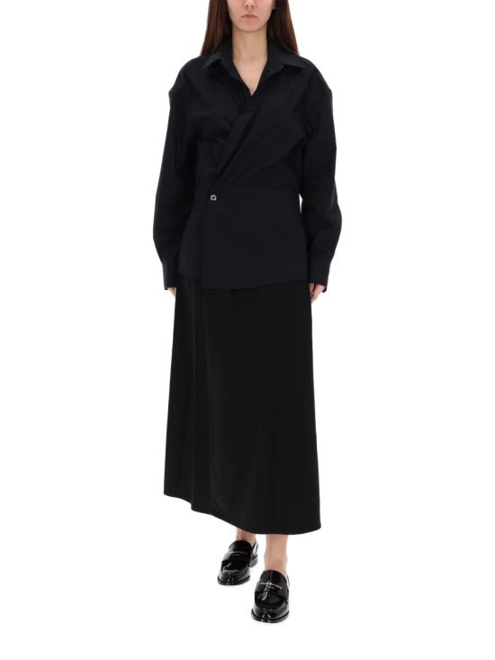 26SS 알렉산더 왕 롱 원피스 1WC1266938 001 BLACK - ALEXANDER WANG