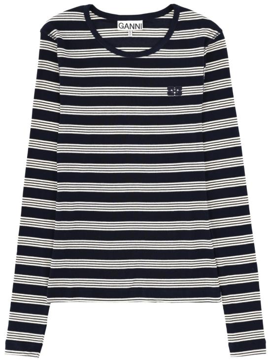 26SS 가니 긴팔 티셔츠 A1050066 683 BLUE