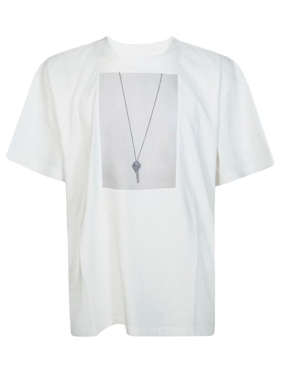 26SS MM6 메종마르지엘라 반팔 티셔츠 SH0GC0068M20050 101 BIANCO