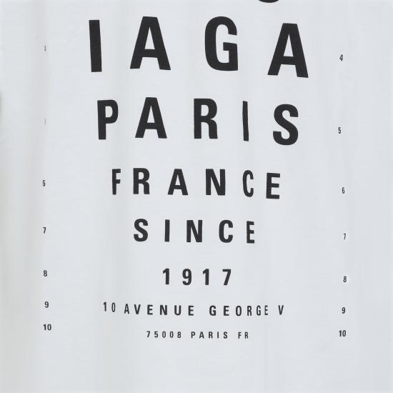 26SS 발렌시아가 옵틱컬 오버사이즈 티셔츠 811688 TRVU69081 WHITE - BALENCIAGA