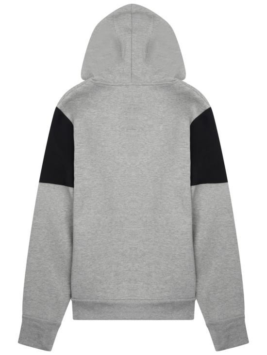 26FW 발렌시아가 로고 후드 집업 808832 TRVJ21167 GREY - BALENCIAGA
