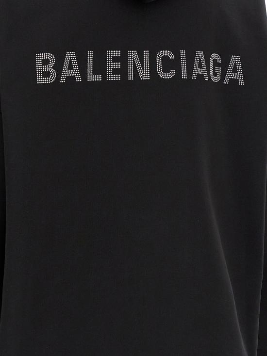 25SS 발렌시아가 긴팔 티셔츠 818433 TQVY11000 BLACK - BALENCIAGA