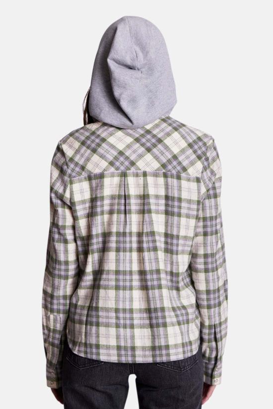  더 타일 클럽 후드 티셔츠 타일 클럽 브렌다 플란넬 셔츠 - THE TILE CLUB