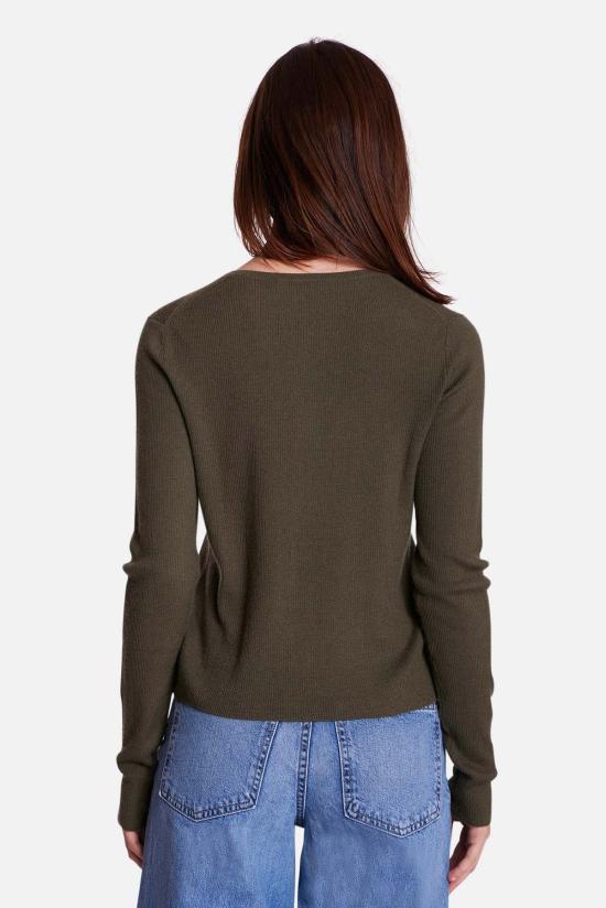  더 타일 클럽 가디건 타일 클럽 실비아 카디건 아미 그린 - THE TILE CLUB