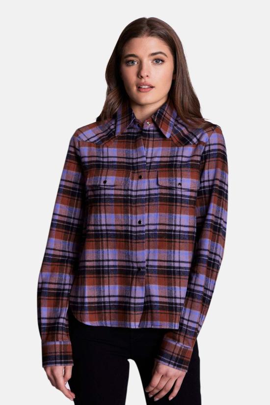  더 타일 클럽 셔츠 타일 클럽 켈리 브러시드 플란넬 셔츠 - THE TILE CLUB