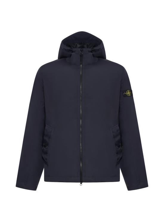 26SS 스톤 아일랜드 크링클 랩스 NY 윈드 레지스턴스 안티 드롭 후드 자켓 L1S154100001 S0A23 V0020 Blue - STONE ISLAND