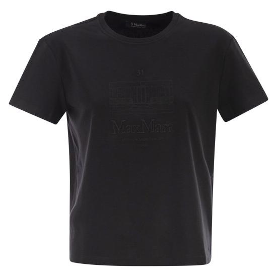 26SS 에스막스마라 폴로 티셔츠 2619971021600 BLACK