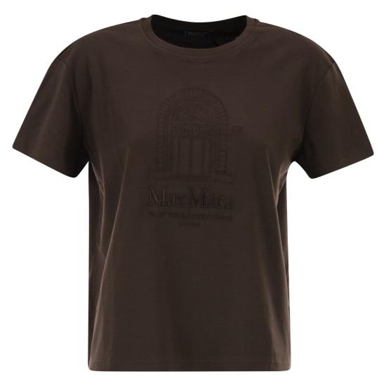 26SS 에스막스마라 폴로 티셔츠 2619971021600 BROWN