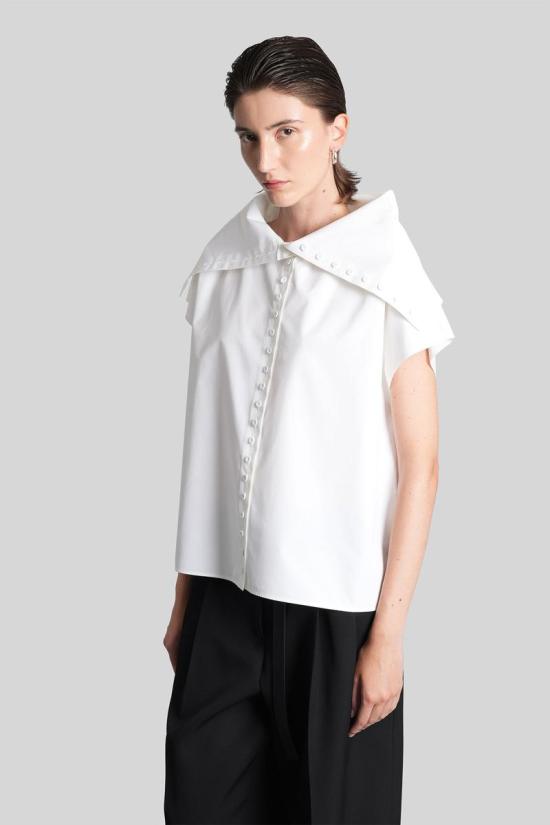 25FW 질샌더 블라우스 422398 J01NC0172J45002 WHITE - JIL SANDER